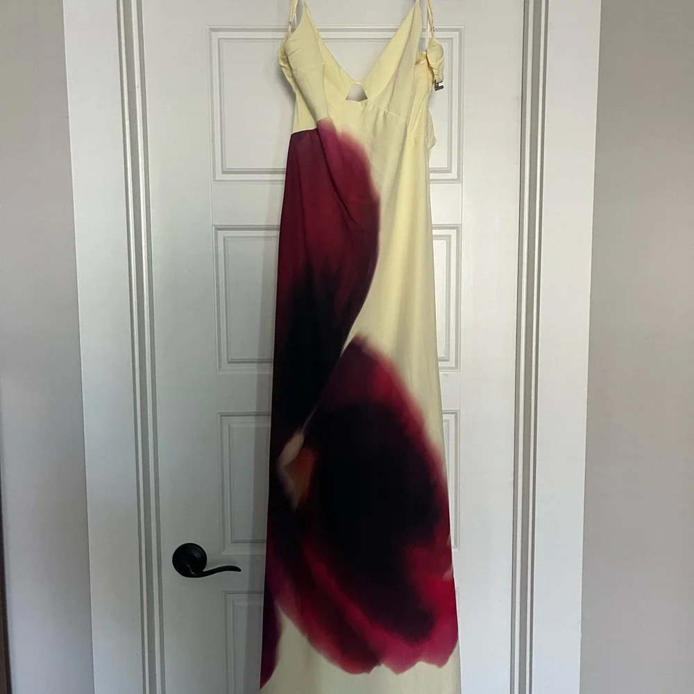Abercrombie & Fitch Julia Slip Cutout Maxi Dress